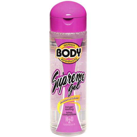 Body Action Supreme Water Based Gel Lubricant 4.8 fl oz