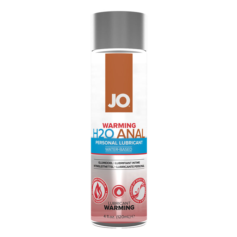 JO H2O Anal - Warming - Lubricant (Water-Based) 4 oz. / 120 ml