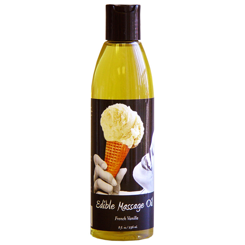 Earthly Body Edible Massage Oil Vanilla 8oz