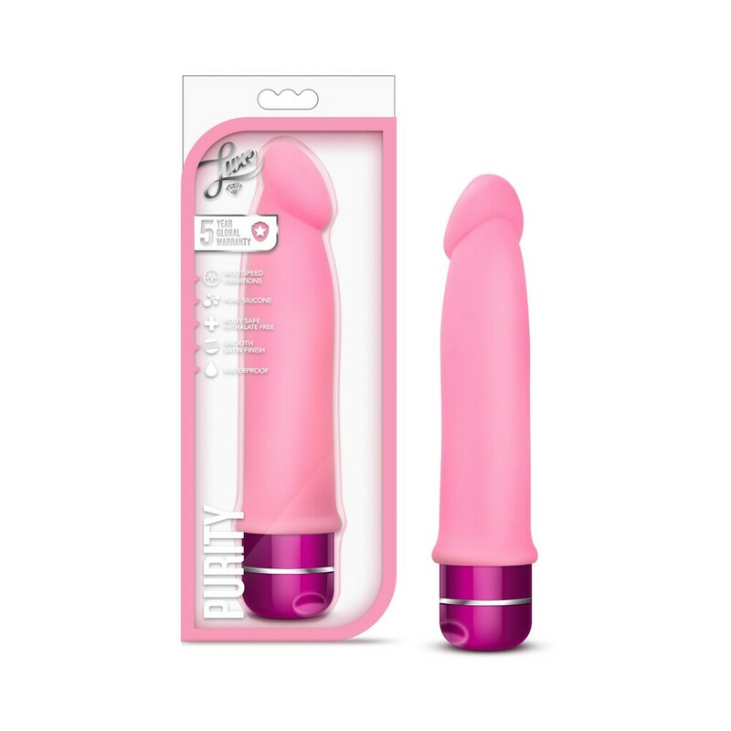 Blush Luxe Purity Silicone Vibrator Pink