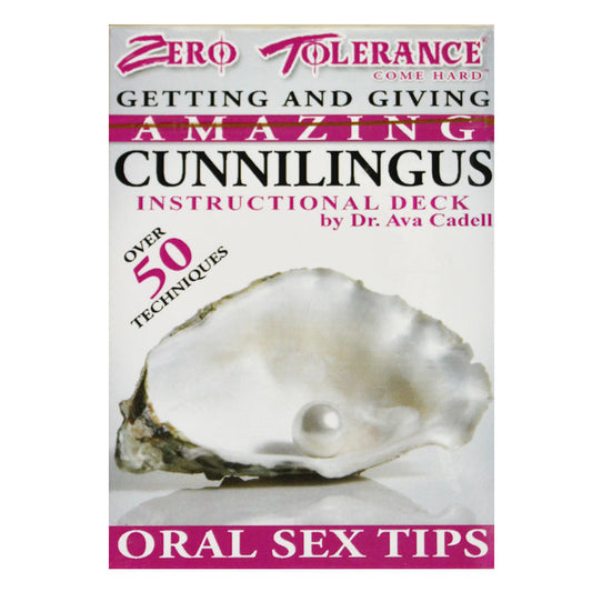 Zero Tolerance Getting & Giving Amazing Cunnilingus Instructional Card Deck