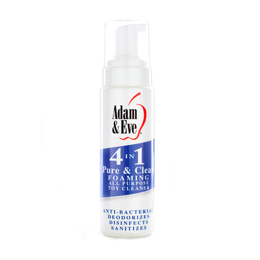 Adam & Eve 4-in-1 Pure & Clean Foaming All Purpose Toy Cleaner 237 ml / 8 oz.