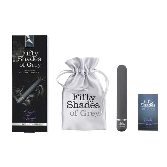 Fifty Shades of Grey Charlie Tango Slimline Classic Vibrator Black