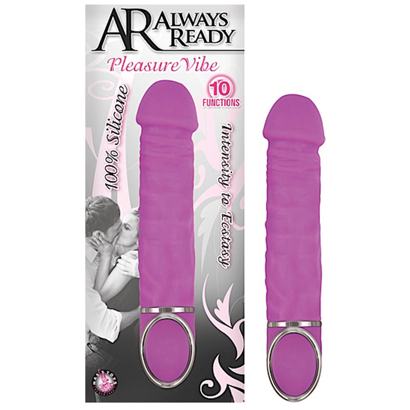 Always Ready Pleasure Silicone 10 Function Vibe (Purple)