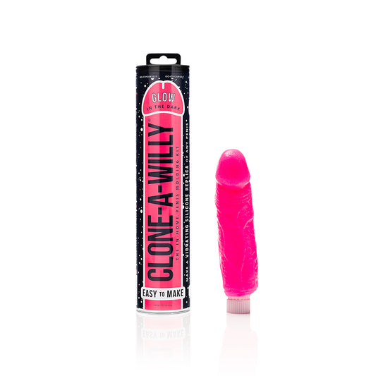 Clone-A-Willy Hot Pink Glow In The Dark