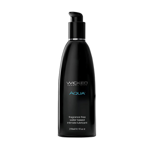 Wicked Aqua Fragrance Free Water Based Lubricant 8.5 oz.