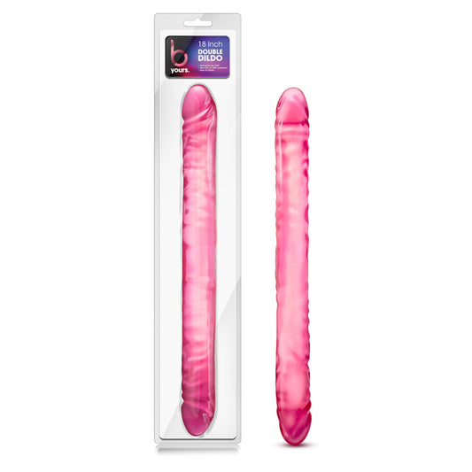 Blush B Yours 18 in. Double Dildo Pink