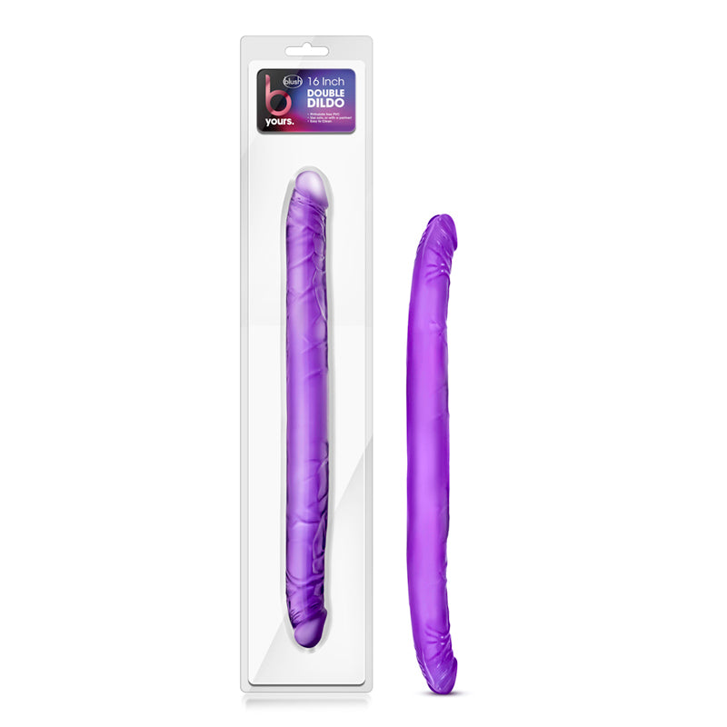 Blush B Yours 16 in. Double Dildo Purple