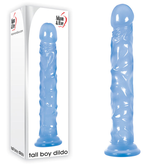 Adam & Eve Tall Boy 9.5 in. Dildo Blue