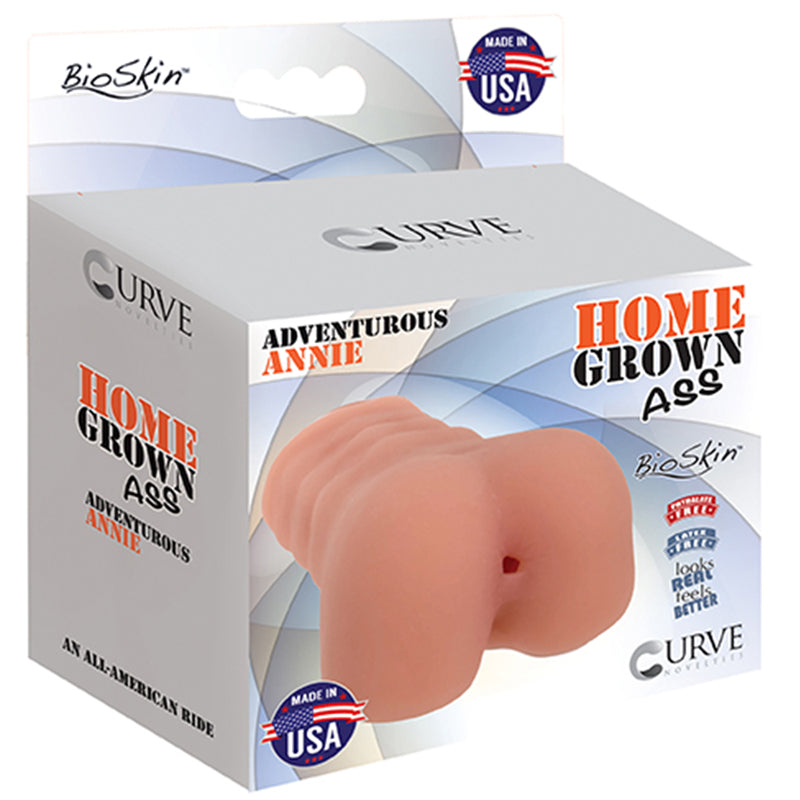 Curve Toys Home Grown Ass Adventurous Annie Anal Stroker Beige