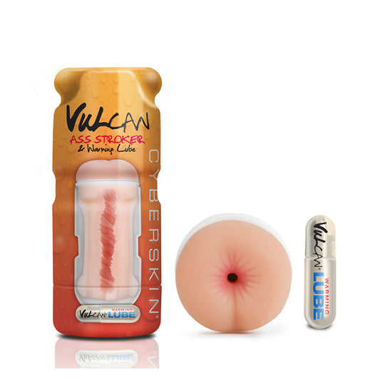 Cyberskin Vulcan Ass Stroker W/Warming Lube