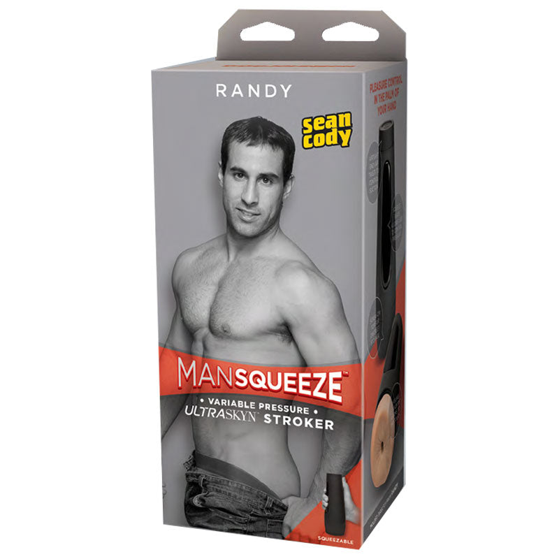 Man Squeeze - Randy - ULTRASKYN Stroker - Ass Vanilla