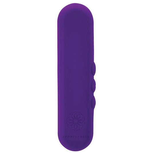 Sincerely, Sportsheets Unity Vibe Rechargeable Silicone Bullet Vibrator Purple