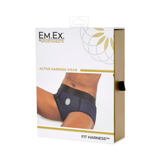 Sportsheets Em.Ex. Fit Harness Navy S