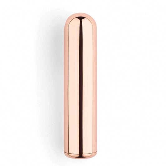 Le Wand Chrome Bullet Rechargeable Vibrator Rose Gold