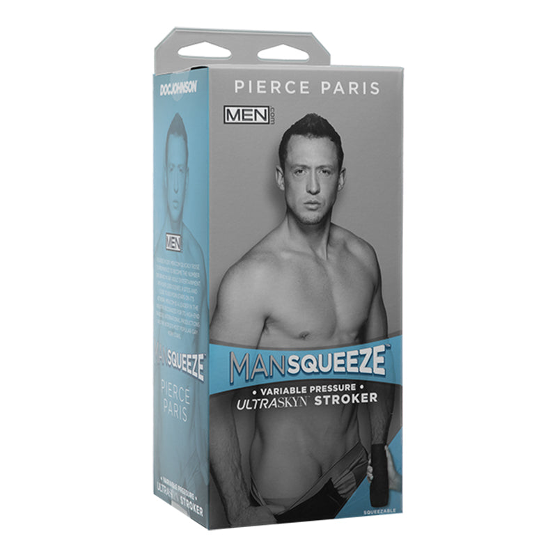 Man Squeeze Pierce Paris ULTRASKYN Stroker Ass Vanilla