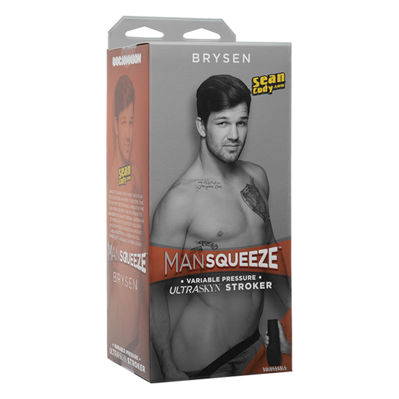 Man Squeeze Brysen ULTRASKYN Stroker Ass Vanilla