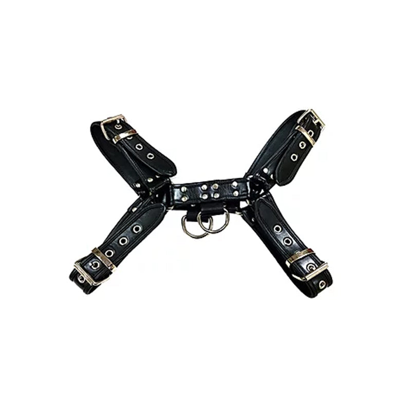 O.T.H Leather Harness - BLACK size EXTRA LARGE