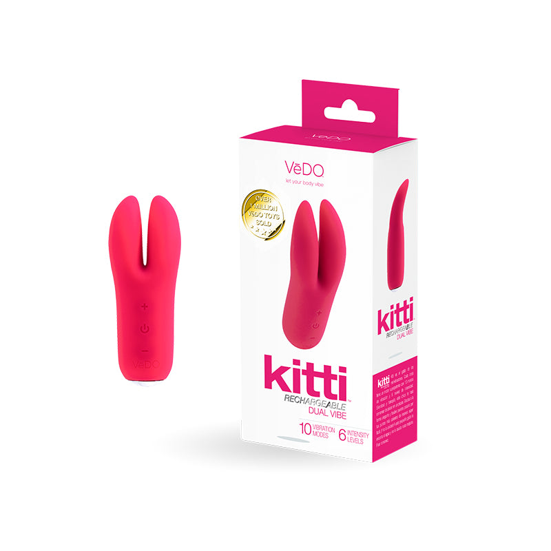 Vedo Kitti Rechargeable Dual Vibe Foxy Pink