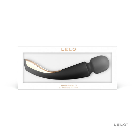 LELO SMART WAND 2 Large Rechargeable Wand Vibrator Black