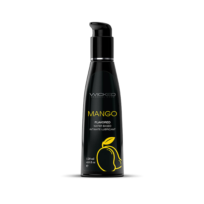 Wicked Aqua Mango Water Based Lubricant 4 oz.