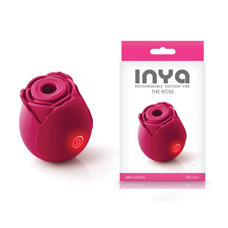 INYA The Rose Rechargeable Suction Vibe Red