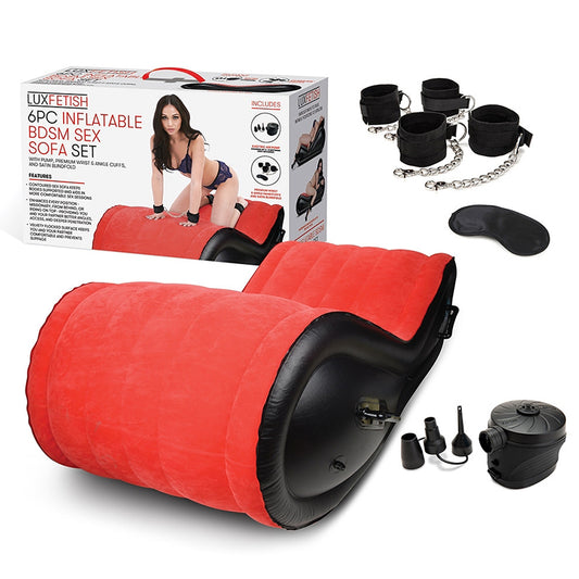 Lux Fetish 6-Piece Inflatable BDSM Sex Sofa Set