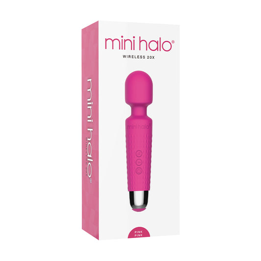 Mini Halo Wireless Wand 20X Silicone Pink Pink