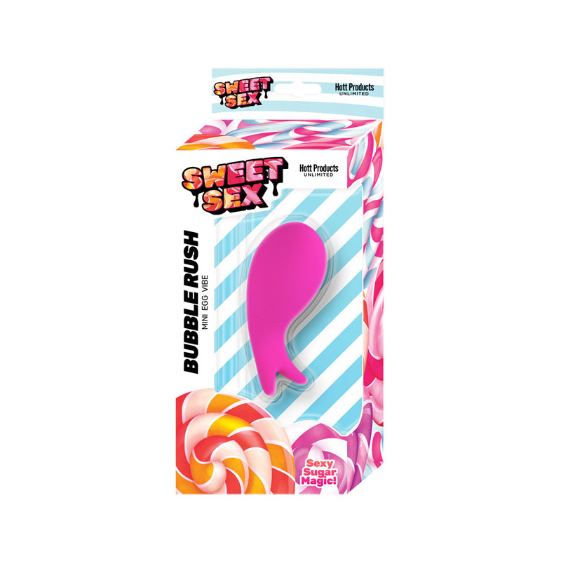 Sweet Sex Bubble Rush Mini Egg Vibe Silicone Magenta