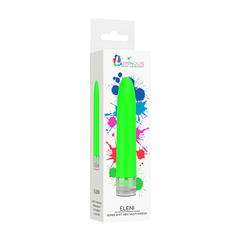 Luminous Eleni 10-Speed Slimline Vibrator Green