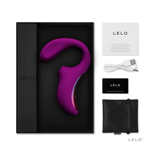 LELO ENIGMA CRUISE Suction Dual Stimulator Deep Rose