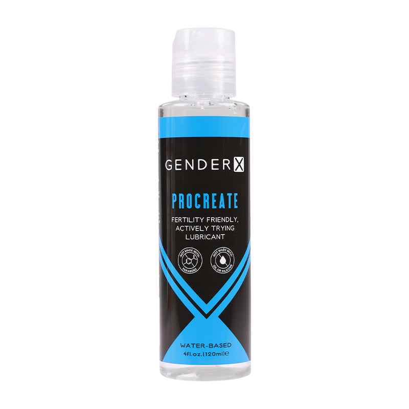 Gender X Procreate Fertility Friendly Water-Based Personal Lubricant 4 oz.