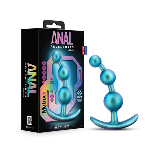 Anal Adventures Matrix Gamma Plug Neptune Teal