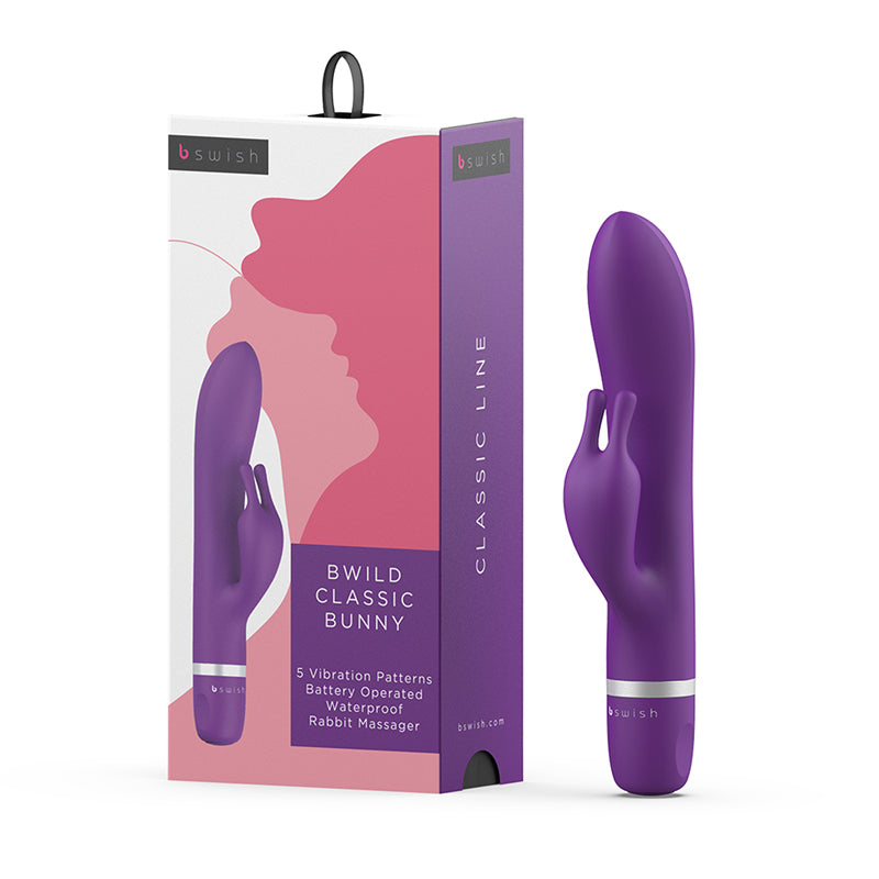 B Swish Bwild Classic Bunny Vibrator Purple